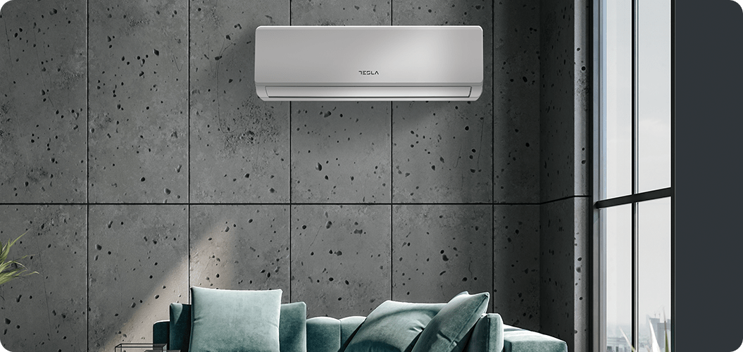 Tesla AC 18000 وحدة حرارية بريطانية انفرتر، واي فاي، ذكي، تحكم تروس، أبيض