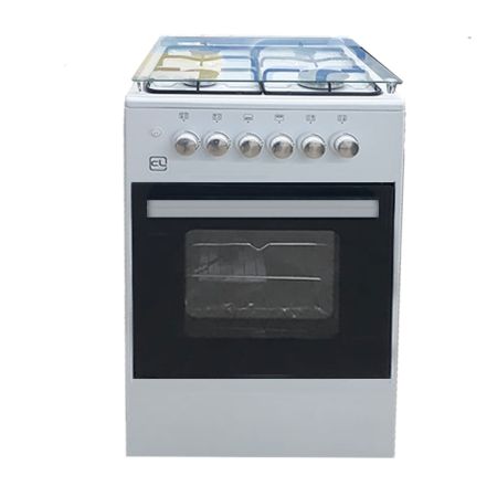 Luxell Freestanding cooker, 4 Burner 58x58cm - Euro Burner, Auto Ignition, Lamp,LF66GG40, White|Black|Grey