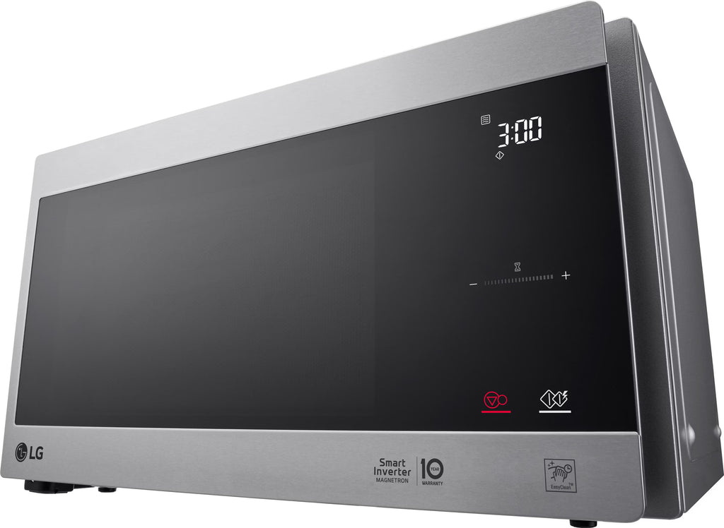 ميكروويف إل جي نيو شيف™ سمارت إنفرتر 25 لتر – ستانلس ستيل نبيل، MS2595CIS