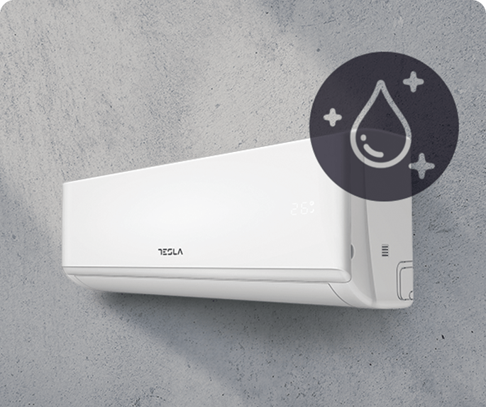Tesla AC 18000 وحدة حرارية بريطانية انفرتر، واي فاي، ذكي، تحكم تروس، أبيض