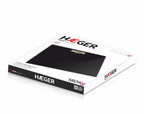 HAEGER Dark Electronic Bathroom Scale – 180kg, Strain Gauge, LCD | BS-DIG.010A