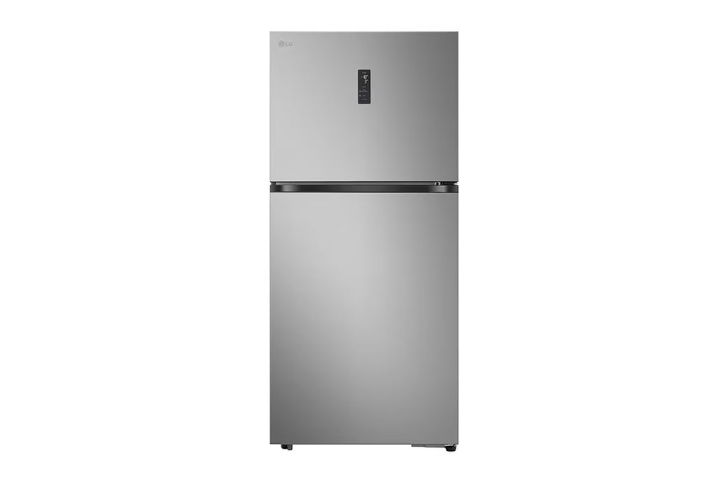 ثلاجة إل جي بفريزر علوي – 656 لتر | Door Cooling+ | GRB-862BVLB، فضي