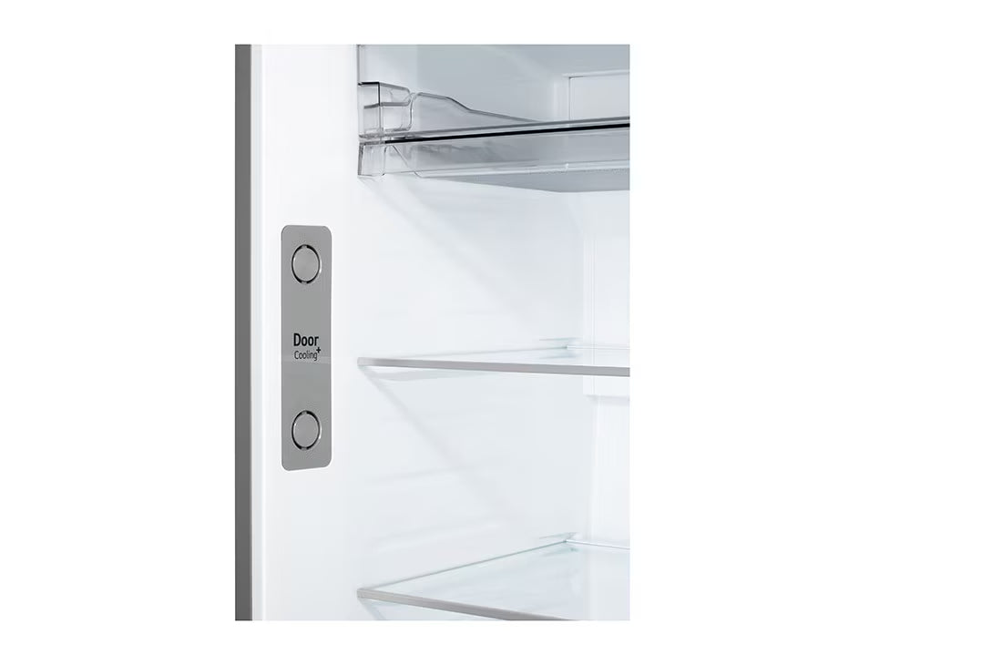 ثلاجة إل جي بفريزر علوي – 656 لتر | Door Cooling+ | GRB-862BVLB، فضي