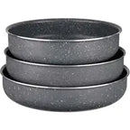 Mirage Grey Granite Coated Baking Pan Set 3 Pcs | M-BP3040