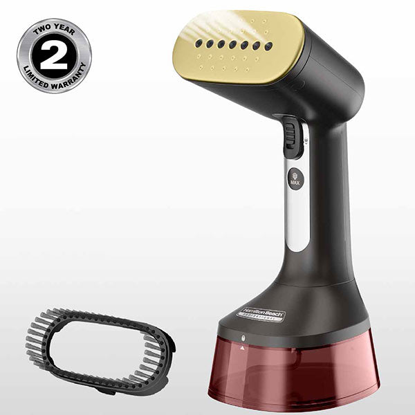 Hamilton Beach Garment Steamer 1700W - 4 Steam Settings, 1.7L Tank, 11590-ME