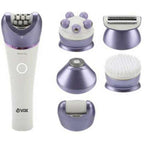 Vox Epilator  6-in-1 – IPX7 Waterproof, 120 Min, LED Light, Purple, LS607P