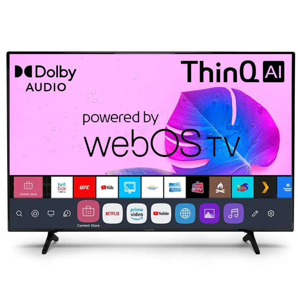 تلفزيون ميراج LED، 55 بوصة، UHD 4K، نظام التشغيل الذكي WebOS، MTV55UHDW