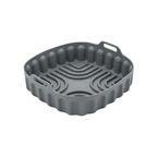 HAEGER Reusable Silicone Air Fryer & Baking Tray – Square, Microwave & Oven Safe – SB-200.002A