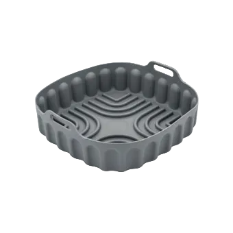HAEGER Reusable Silicone Air Fryer & Baking Tray – Square, Microwave & Oven Safe – SB-200.002A