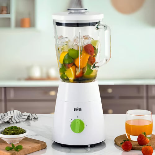 Braun Blender PowerBlend 3 in 1, 1.5L 500W White JB0153