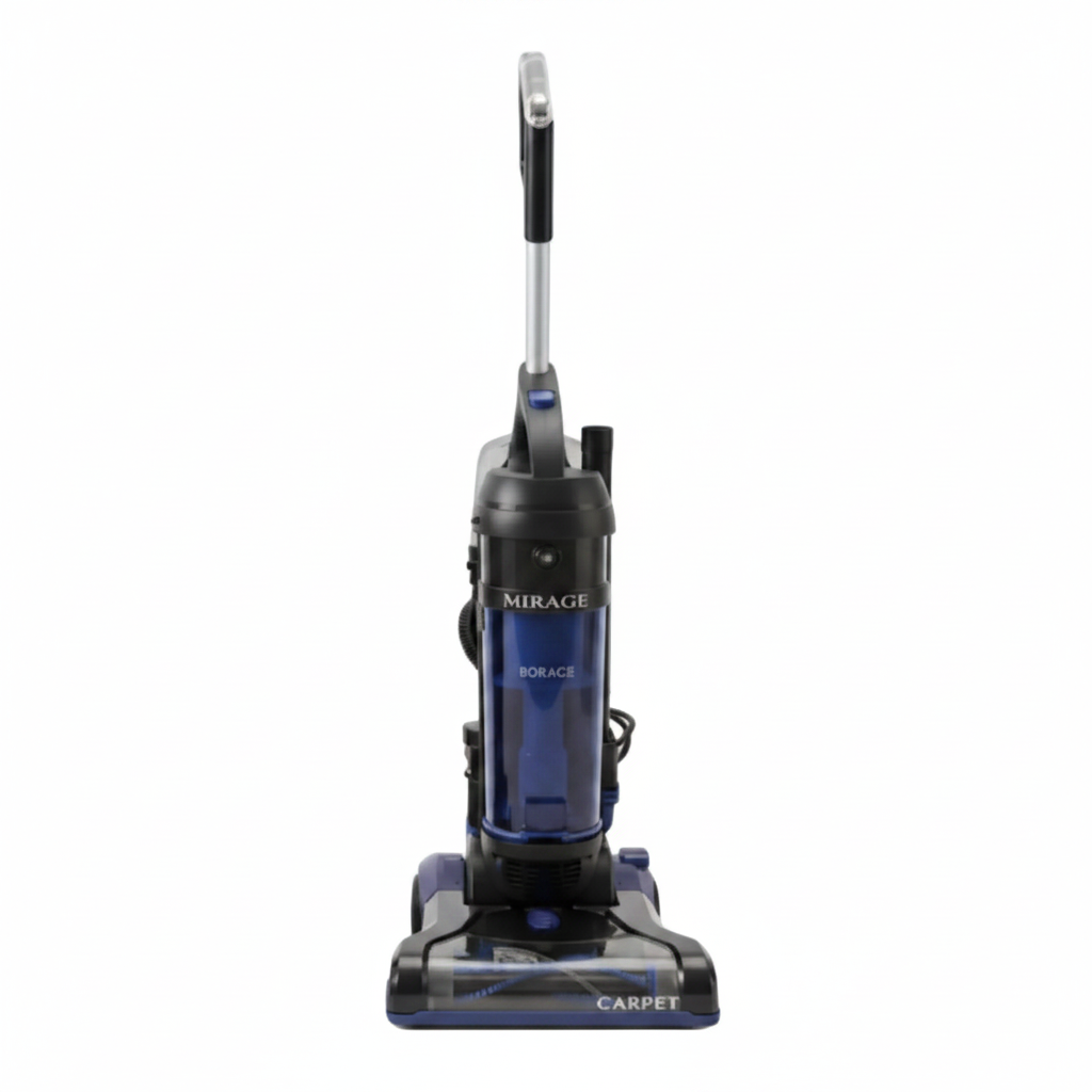Mirage Upright Vacuum Cleaner 1200W – Bagless | Cyclonic | 5m Cord | 33cm Path | Blue