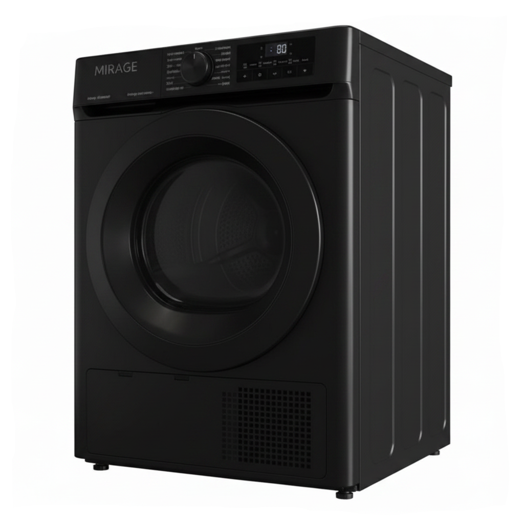 Mirage Heat Pump Inverter Condenser Dryer 10 Kg Black | DCR10INV-B