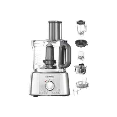 Kenwood Food Processor MultiPro Express 1000W | 3L Bowl, 2 Speeds + Pulse, Safety Lock | FDP65.750WH