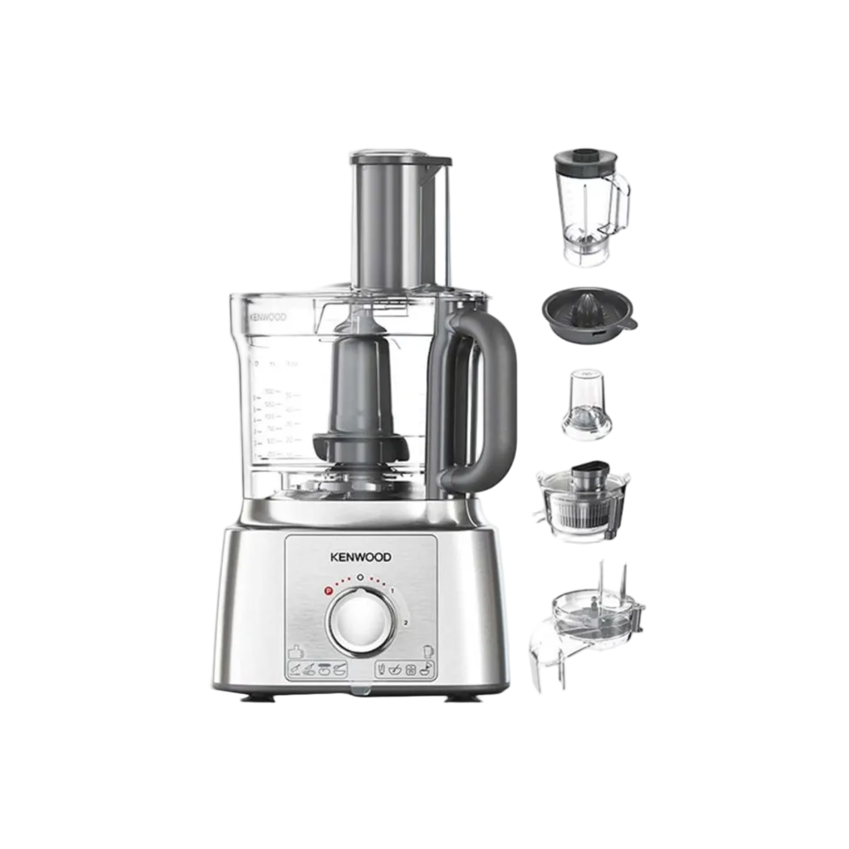 Kenwood MultiPro Express Food Processor 1000W | 3L, 11 Attachments, 2 Speeds + Pulse | FDP65.880SI