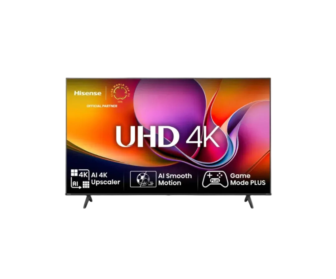 Hisense LED TV 58" 4K UHD Smart VIDAA Frameless | 58A62QS