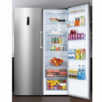 Mirage Upright No Frost Inverter Single Freezer Inox | BDF415HMDI-S