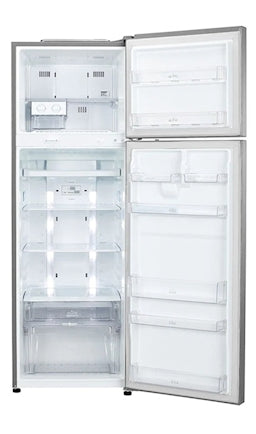 ثلاجة إل جي بفريزر علوي، سعة 308 لتر، بتقنية العاكس، موديل GL-G322RQBB، لون أبيض 