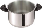 Tefal Pressure Cooker 7.5L ClipsoMinut' Easy | Stainless Steel, One-Hand Open, Induction | P4624866