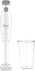 Moulinex Hand Blender Easychef 450W – 2 Speeds, Zelkrom Blades, Splash Guard, 800ml Cup, White | DD45A1