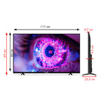 تلفزيون KB ELEMENTS الذكي QLED 4K مقاس 50 بوصة بنظام WebOS، تصميم بدون إطار (ELT50WQ8DE)
