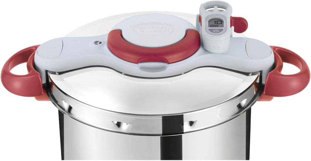 Tefal ClipsoMinut' Perfect Pressure Cooker 7.5L | Stainless Steel Timer, Induction, With Timer | P4624831