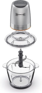 Kenwood Food Chopper Stainless Steel 500W | 1.2L SS Bowl, Quad Blade, Dripper Pro, Ice Crush | CHP62
