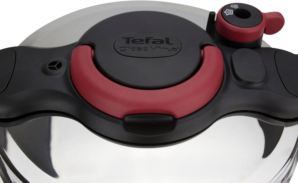 Tefal Pressure Cooker ClipsoMinut' Easy 6L | Stainless Steel, Induction Compatible | P4620768