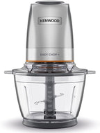 Kenwood Food Chopper Stainless Steel 500W | 1.2L SS Bowl, Quad Blade, Dripper Pro, Ice Crush | CHP62