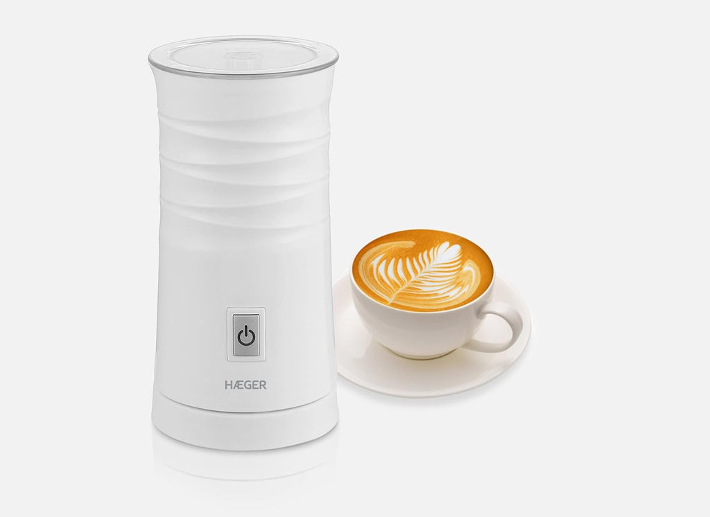 HAEGER Milk Frother & Warmer – 500W, 3-in-1 Hot & Cold Foam | MF-220.001A