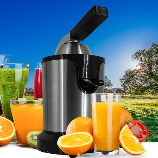 SOGO Electric Citrus Juicer – 600W, 550ml, Stainless Steel, 2 Cones, Auto On/Off – EXP-SS-5195
