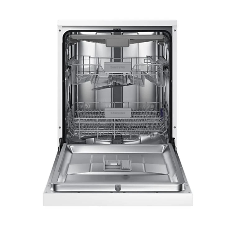 غسالة أطباق سامسونج، سعة 14 مكانًا، موديل DW60M5070FW، لون أبيض