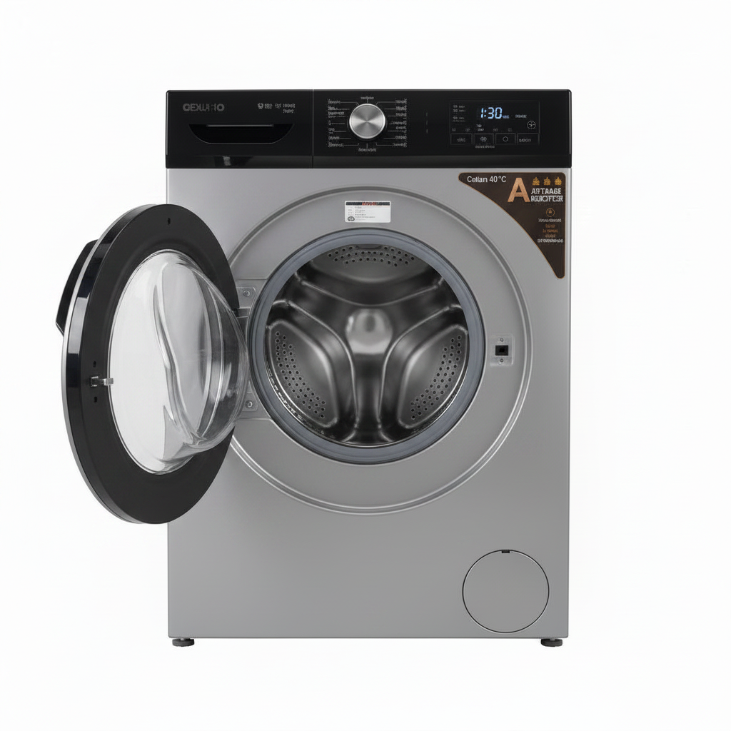 Mirage Front Load Washing Machine 7 Kg Silver 1000 RPM | MWF717KG-S