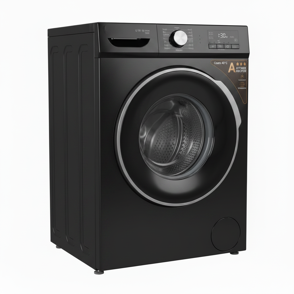 Mirage Front Load Washing Machine 7 Kg Black 1000 RPM | MWF717KG-B