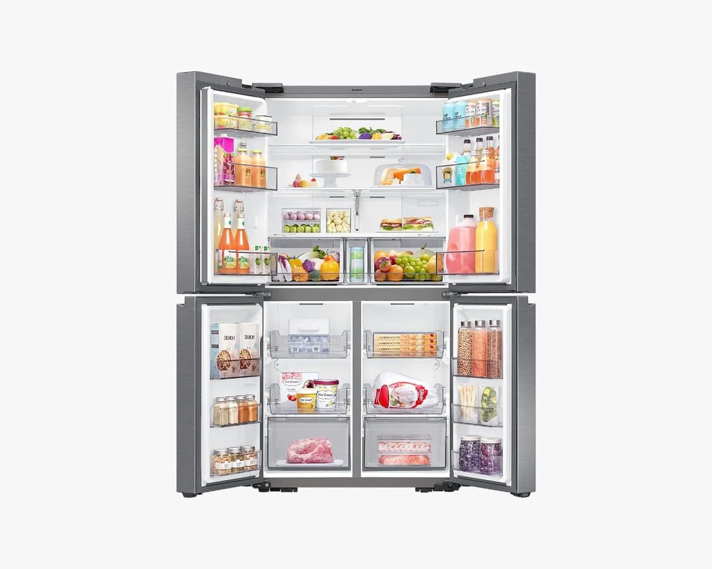 Samsung refrigerator 4 doors, Inverter, RF59A7010SL, Silver