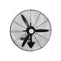 Farco Wall Fan 30" Industrial  – 160W, 3 Speeds, Copper Motor, Black – FW-750