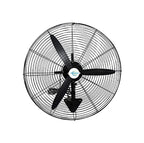 Farco Wall Fan 30" Industrial  – 160W, 3 Speeds, Copper Motor, Black – FW-750