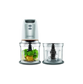 Kenwood Electric Food Chopper 500W | 2x500ml Bowls, Quad Blade, Mayo Attachment, Ice Crush | CHP61.200WH