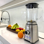 Haeger Blender 1200W with Glass Jar Ultra Smoothie Stainless Steel – LQ-120.006A