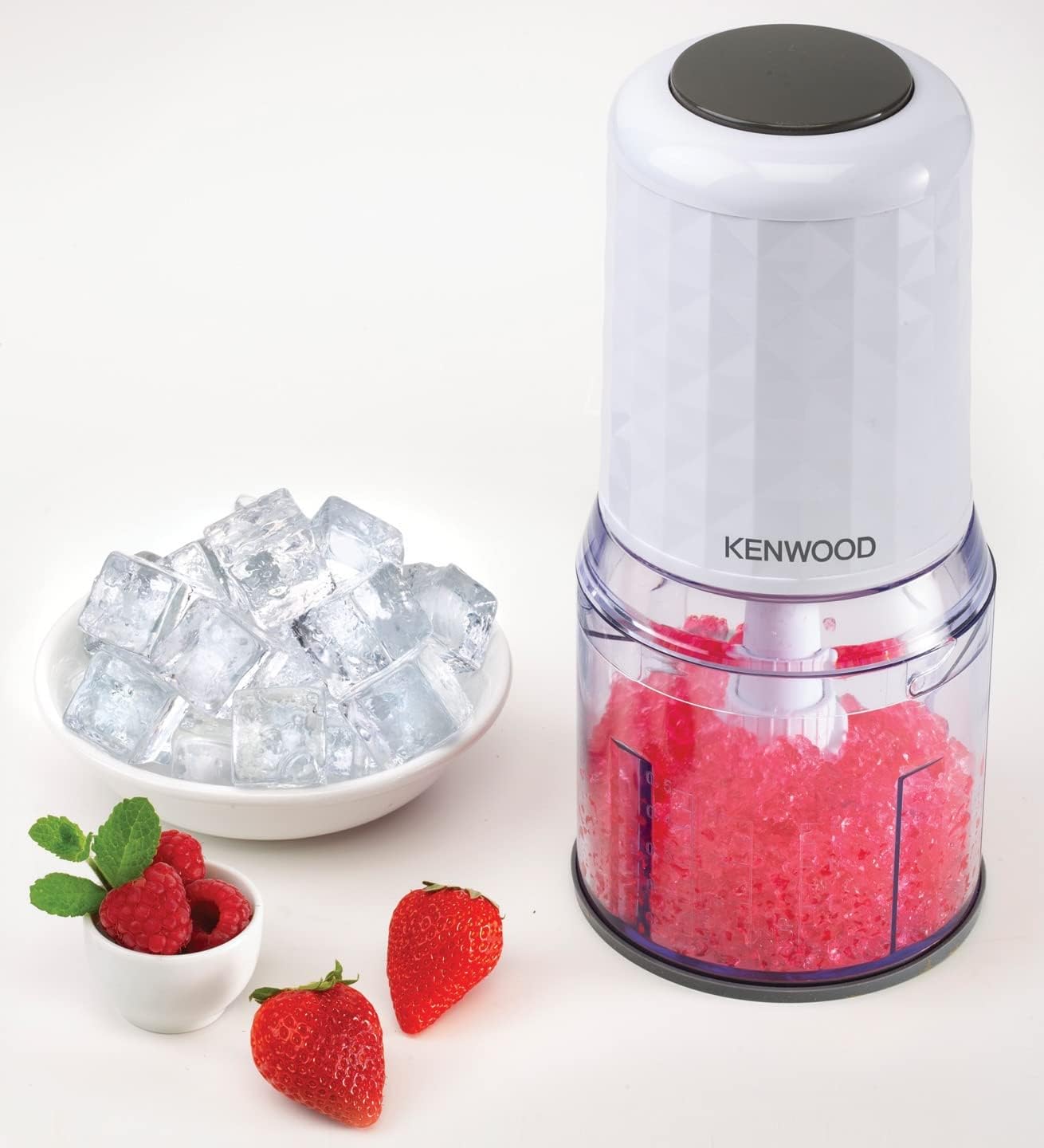 Kenwood Electric Food Chopper 400W | 0.8L Bowl, Quad Blade, Ice Crush, Dual Speed | CHP40.000BK