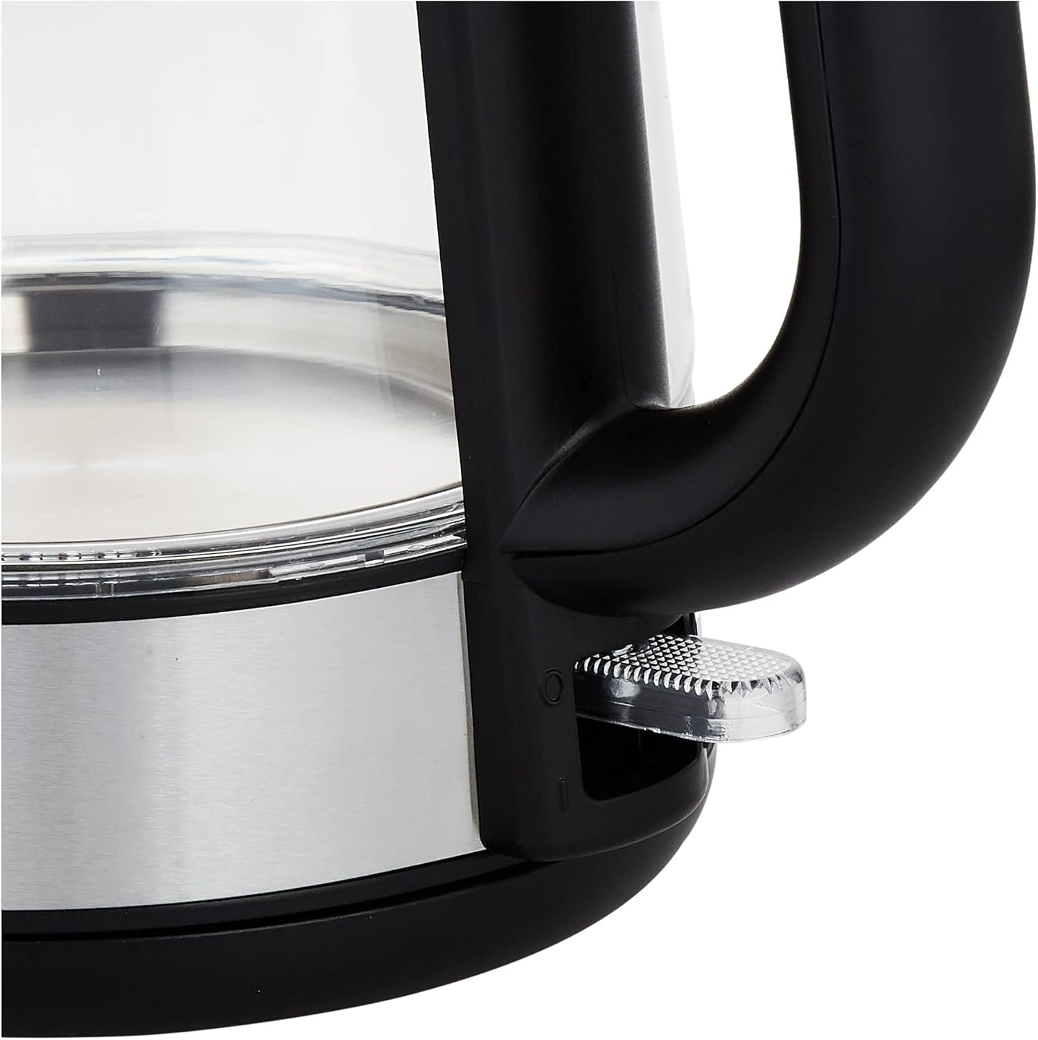 Kenwood Kettle Cordless Electric Glass 1.7L – 2200W, Auto Shut-Off, Removable Mesh Filter, Clear/Silver/Black, ZJG08.000CL