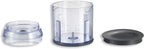 Kenwood Electric Food Chopper 400W | 0.8L Bowl, Quad Blade, Ice Crush, Dual Speed | CHP40.000BK
