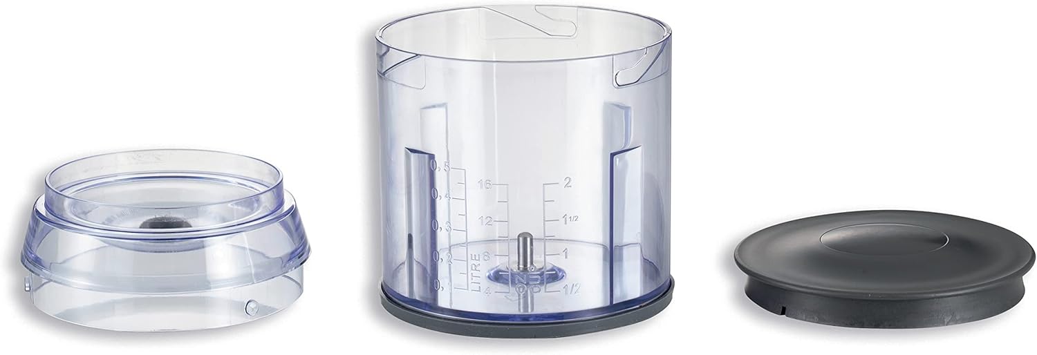 Kenwood Electric Food Chopper 400W | 0.8L Bowl, Quad Blade, Ice Crush, Dual Speed | CHP40.000BK