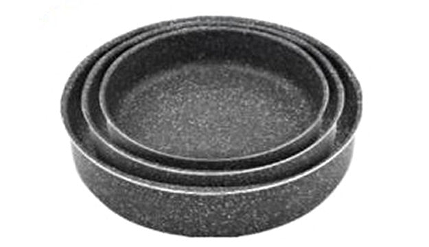 Mirage Grey Granite Coated Baking Pan Set 3 Pcs | M-BP3040