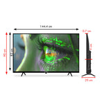تلفزيون KB ELEMENTS الذكي QLED 4K مقاس 65 بوصة بنظام WebOS، تصميم بدون إطار (ELT65WQ8DE)