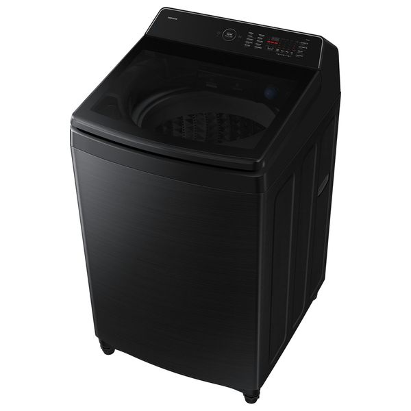 Samsung Top Load Washing Machine 19 KG Black Caviar – AI Wash, Ecobubble™, BubbleStorm™, Super Speed | WA80F19S8BRQ