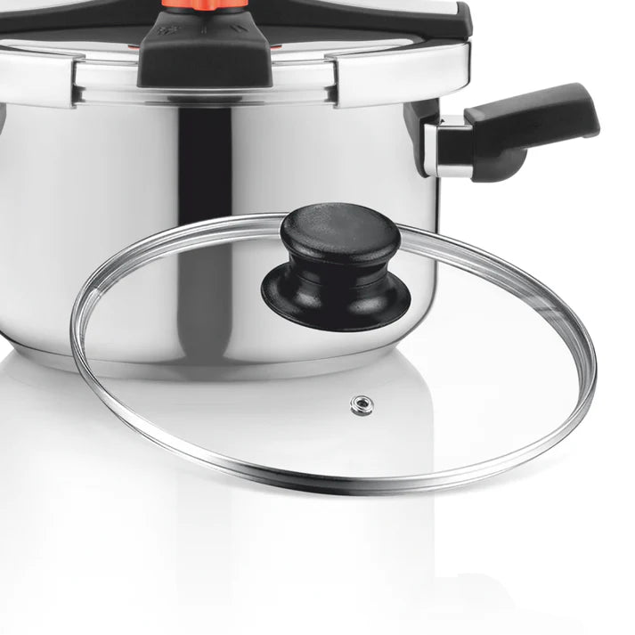 HAEGER Easy Cooker 2-in-1 Pressure Cooker 8L | Stainless Steel | Fast & Safe Cooking, PC-8SS.023A