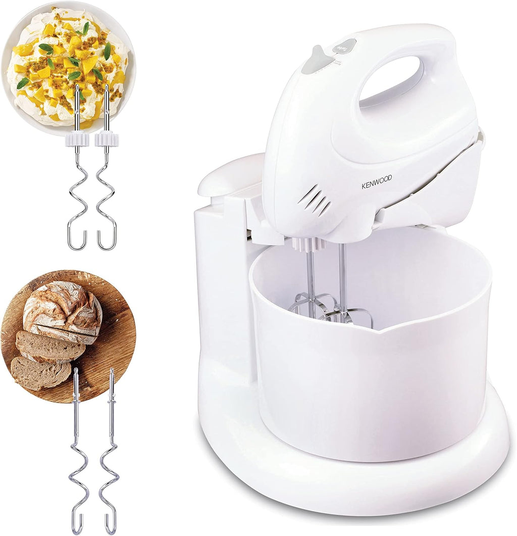 Kenwood Stand & Hand Mixer 250W | 6 Speeds + Turbo, 2.7L Bowl | HM430