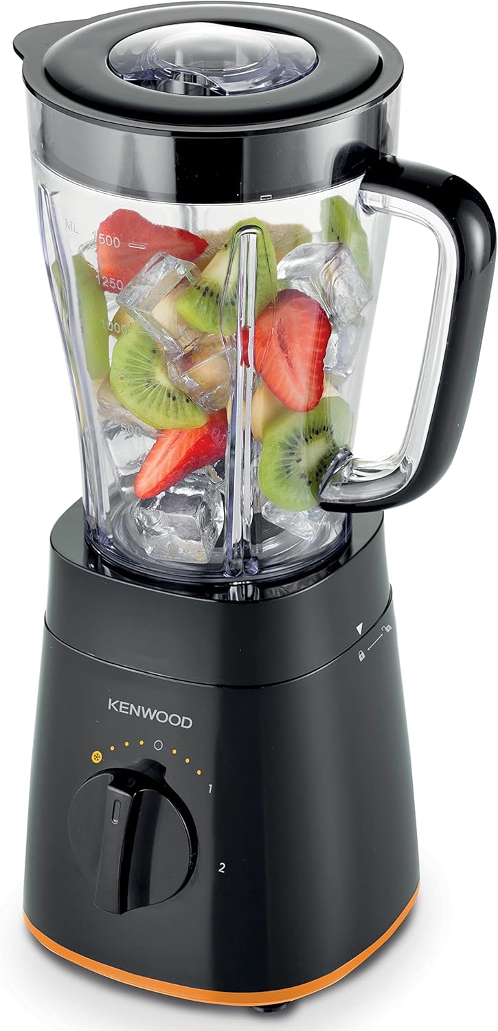 Kenwood Blender 500W | 2L with Mill, Black | BLP15.150BK