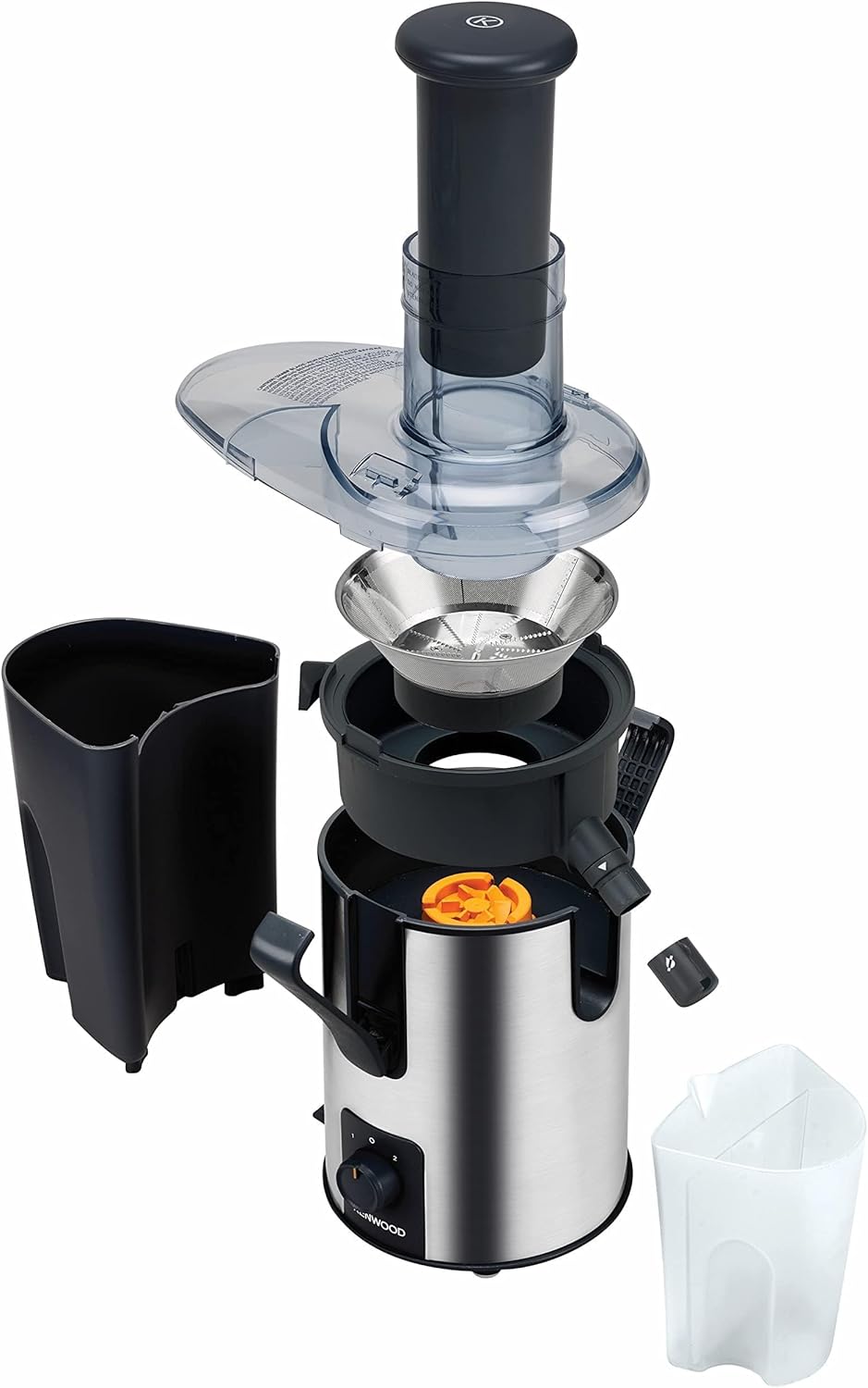 Kenwood Juice Extractor 700W | 75mm Feed Tube, 2 Speed, Anti-Drip, 1.5L Pulp Container | JEM50.000BS
