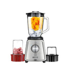 Kenwood Glass Blender 800W | 2L Glass Jar, Grinder, Meat Chopper, Ice Crush, Silver | BLP44.270SS